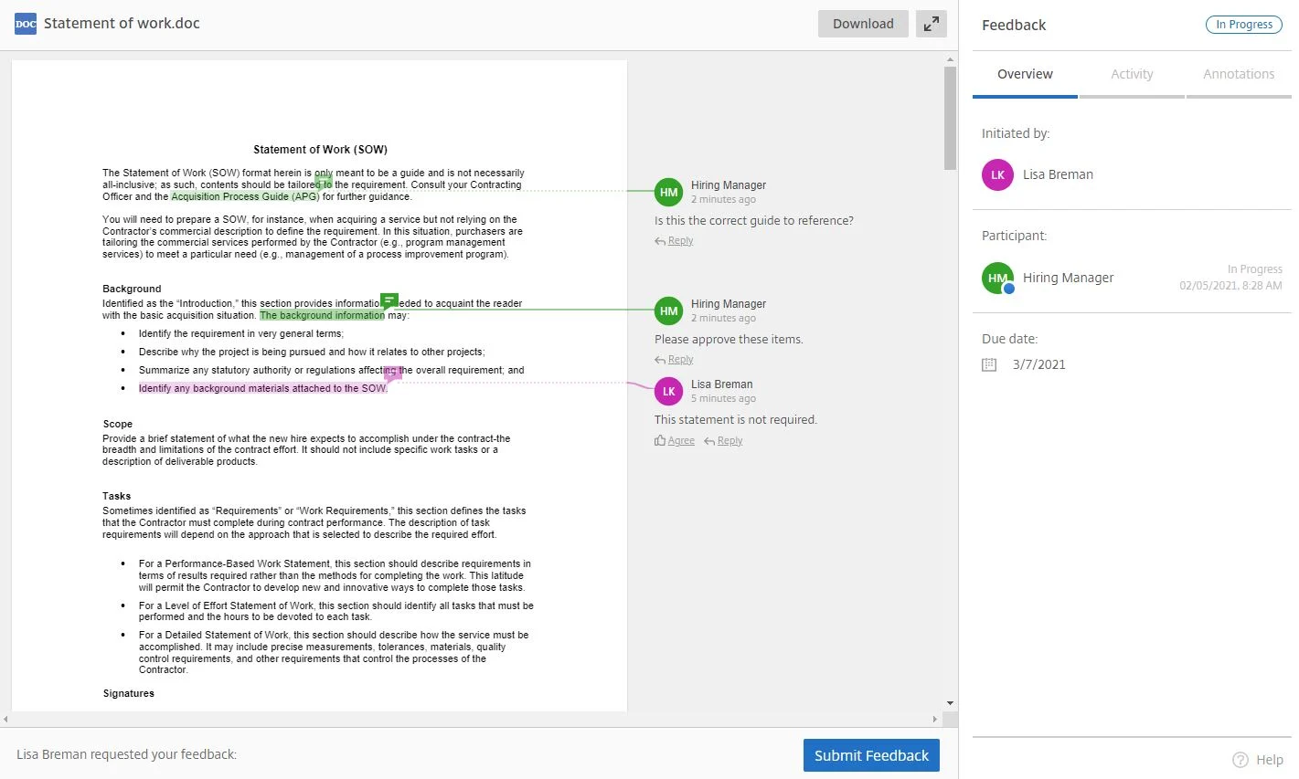 ShareFile Virtual Data Room